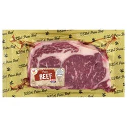 Giant USDA Prime Natural Boneless Beef Ribeye Steak Fresh