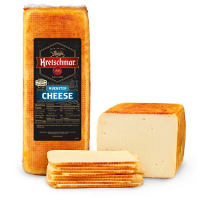 slide 1 of 1, Kretschmar Muenster Cheese, per lb