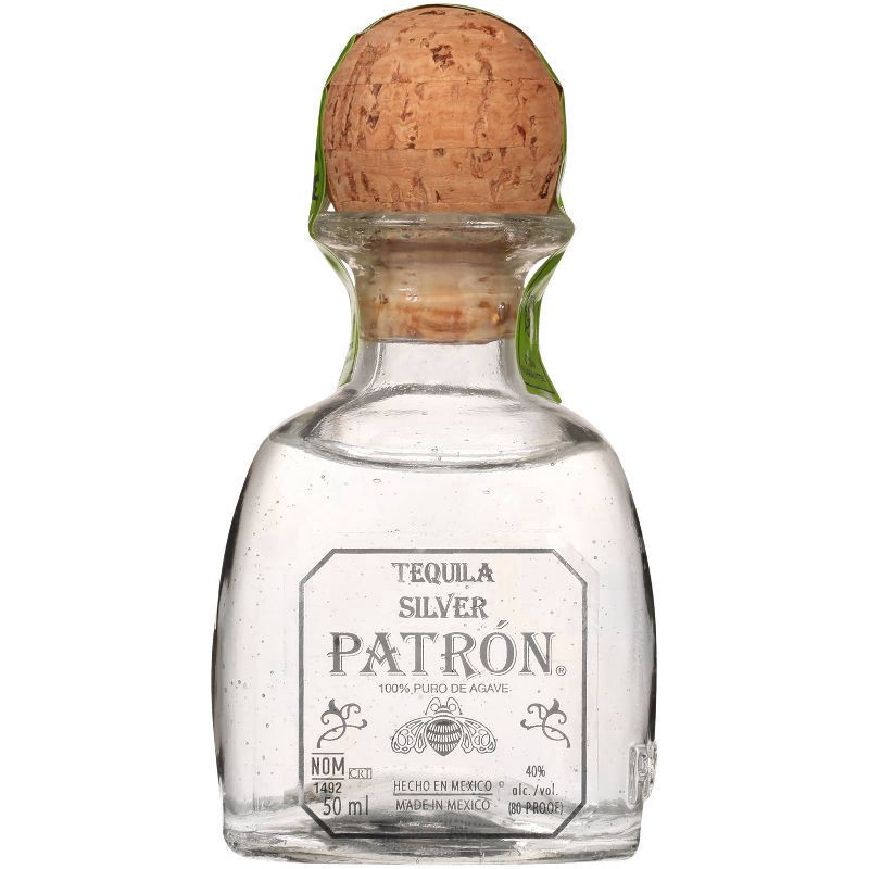slide 1 of 25, Patrón Silver Tequila - 50ml Bottle, 50 ml