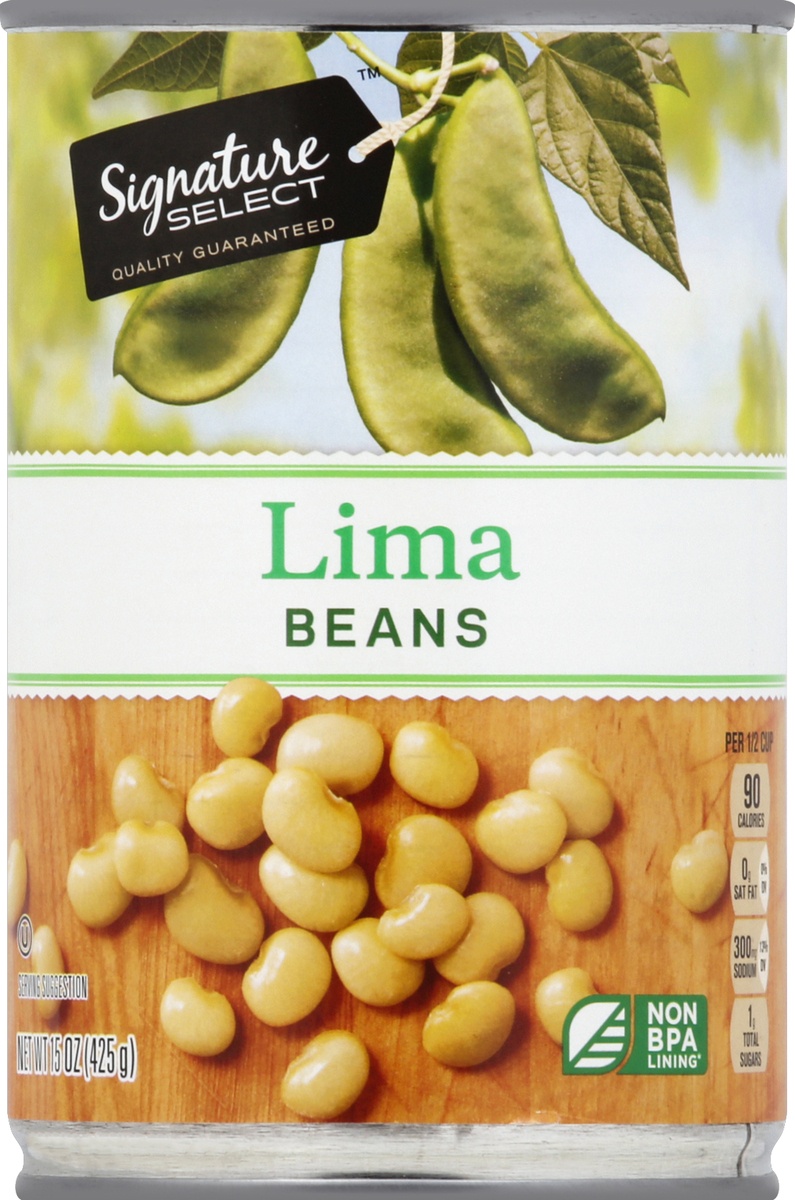 slide 2 of 2, Signature Select Lima Beans - 15 oz, 15 oz