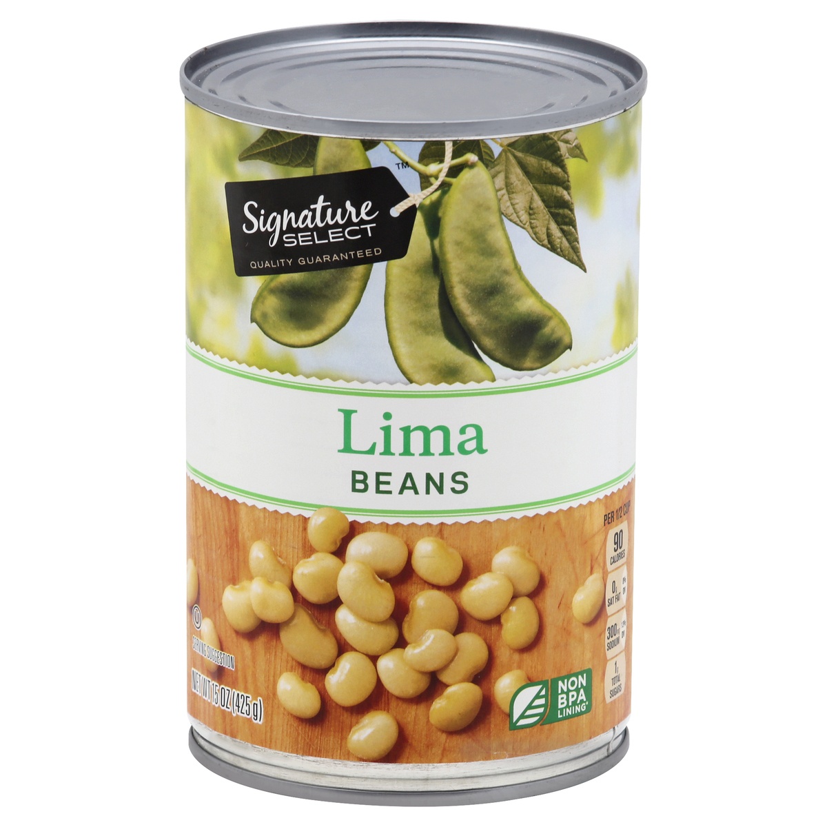 slide 1 of 2, Signature Select Lima Beans - 15 oz, 15 oz