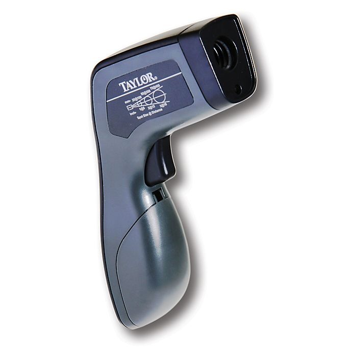 slide 1 of 1, Taylor Digital Infrared Cooking Thermometer - Black/Gray, 1 ct