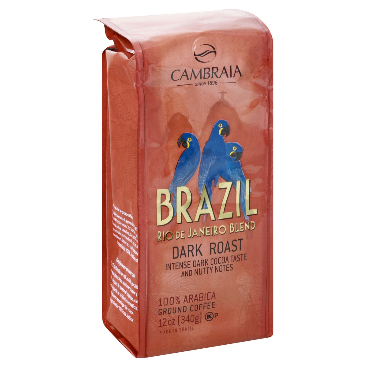 slide 6 of 9, Cambraia Dark Roast Ground Rio De Janeiro Blend Coffee - 12 oz, 12 oz