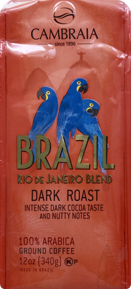 slide 9 of 9, Cambraia Dark Roast Ground Rio De Janeiro Blend Coffee - 12 oz, 12 oz