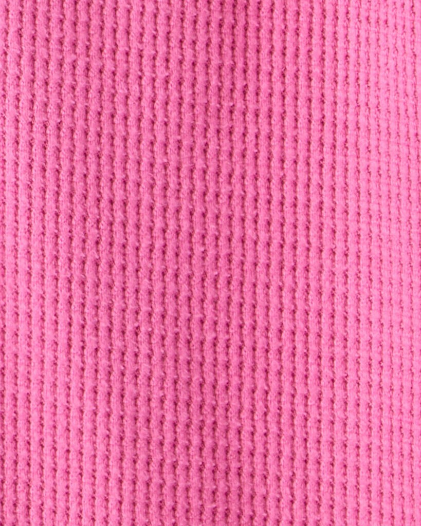 slide 3 of 3, Oshkosh Girls Waffle Knit Joggers - Pink Pink 14, 1 ct
