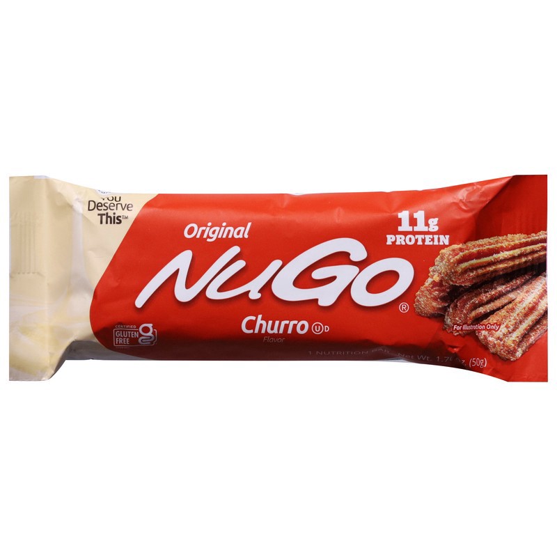 slide 1 of 1, Nugo Nutritional Bar, Churro Flavor, Original, 1 ct