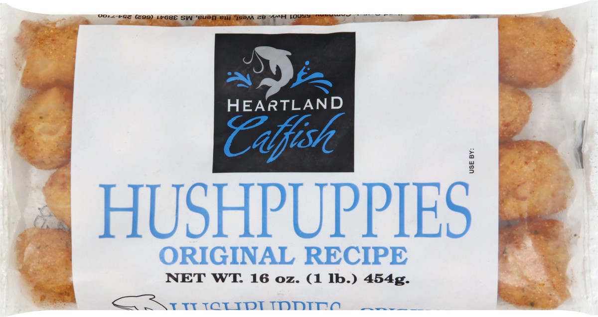 slide 2 of 13, Heartland Catfish Original Recipe Hushpuppies 16 oz, 16 oz