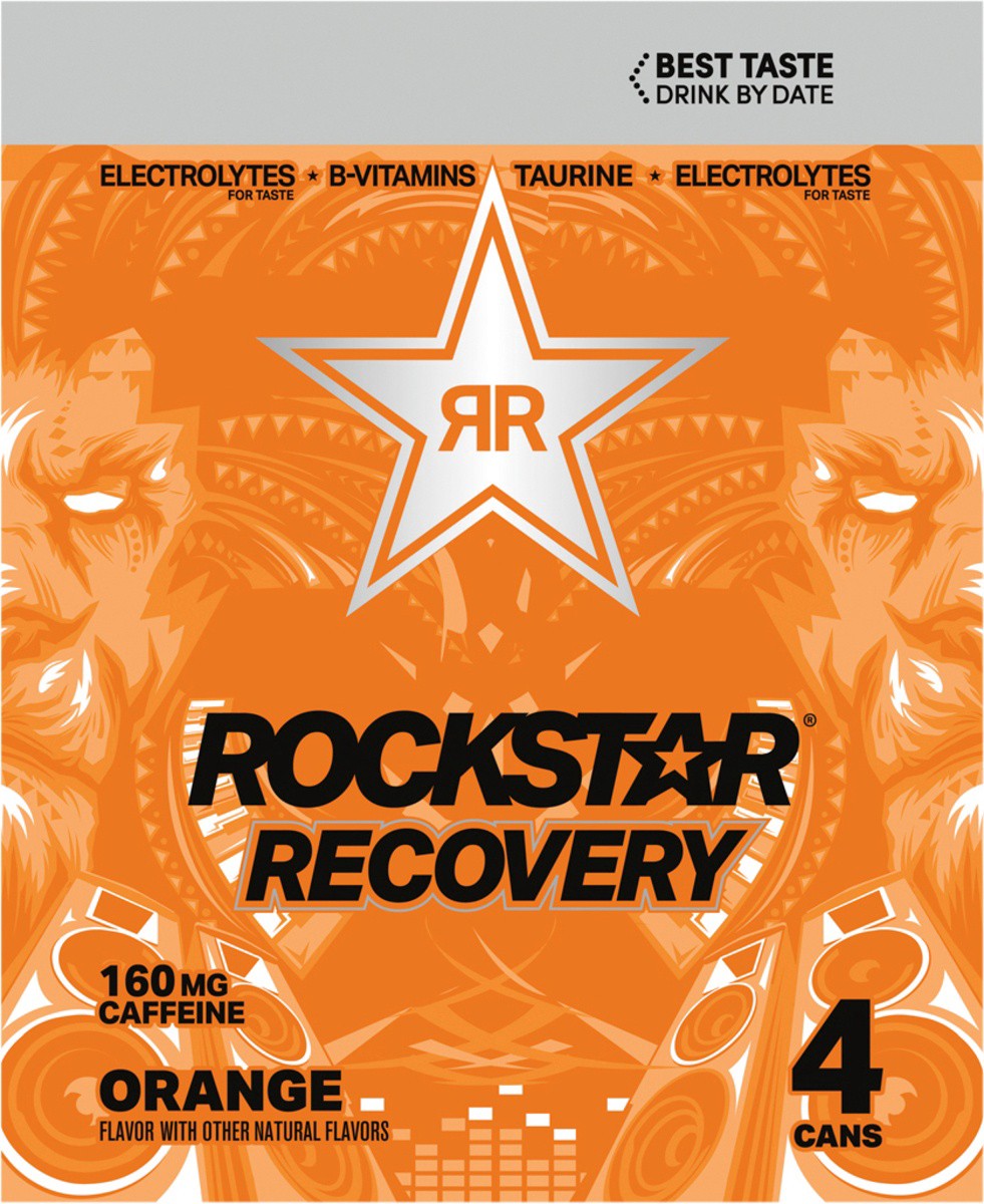 slide 4 of 6, Rockstar Energy Drink, 4 ct