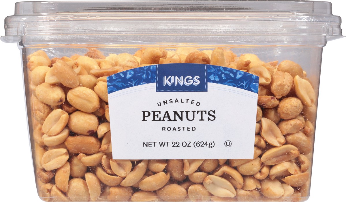 slide 2 of 14, Kings Roasted Unsalted Peanuts 22 oz, 22 oz