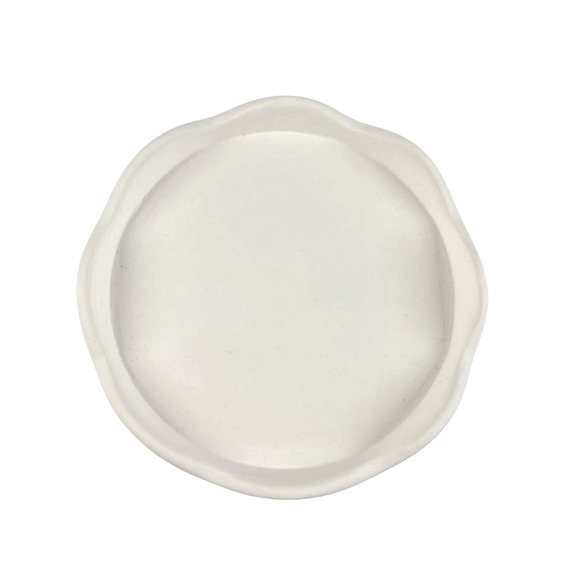 slide 2 of 3, 5" Scalloped Ceramic Trinket Tray By Make Market, 5 in