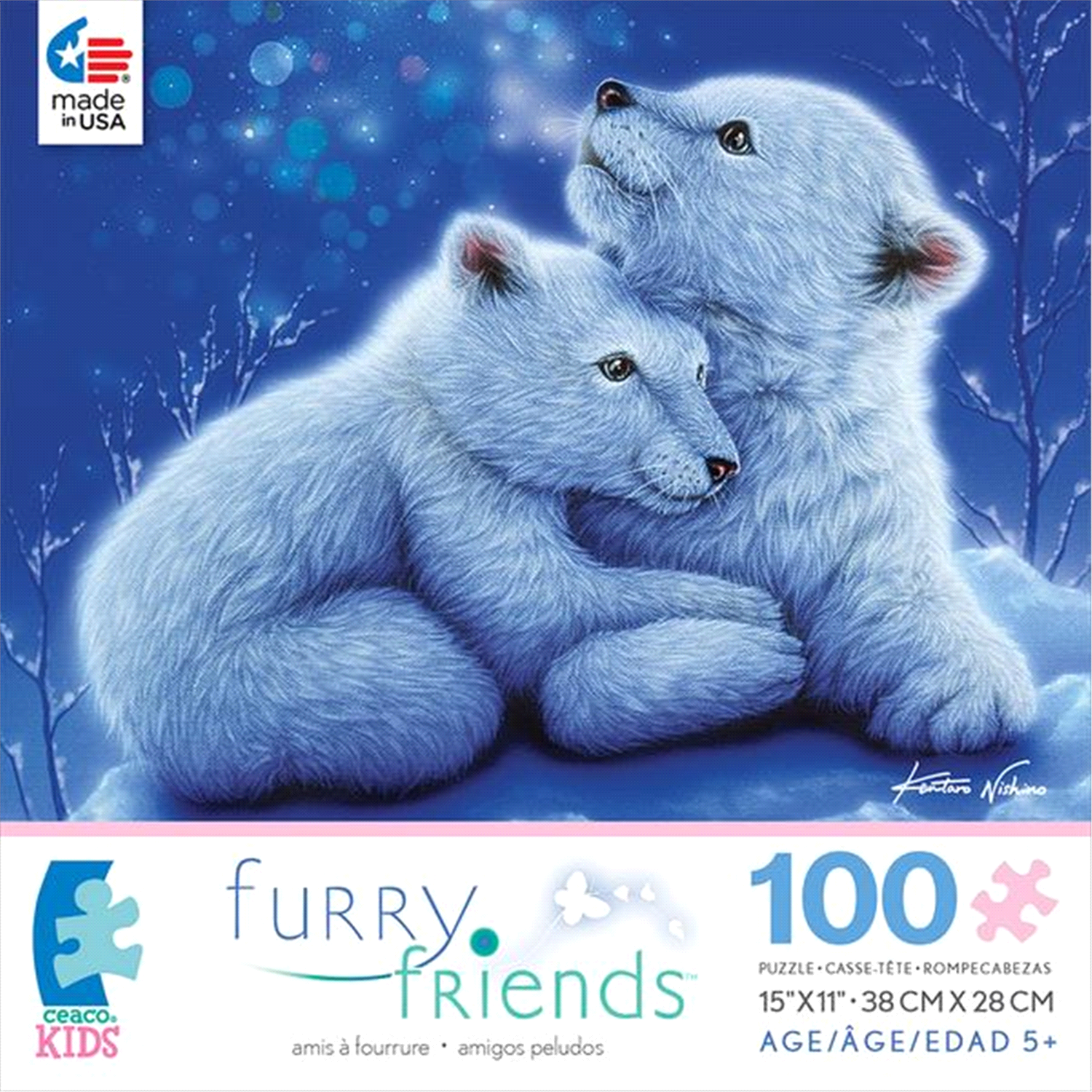 slide 2 of 2, Girls Puzzle Asst., 100 ct