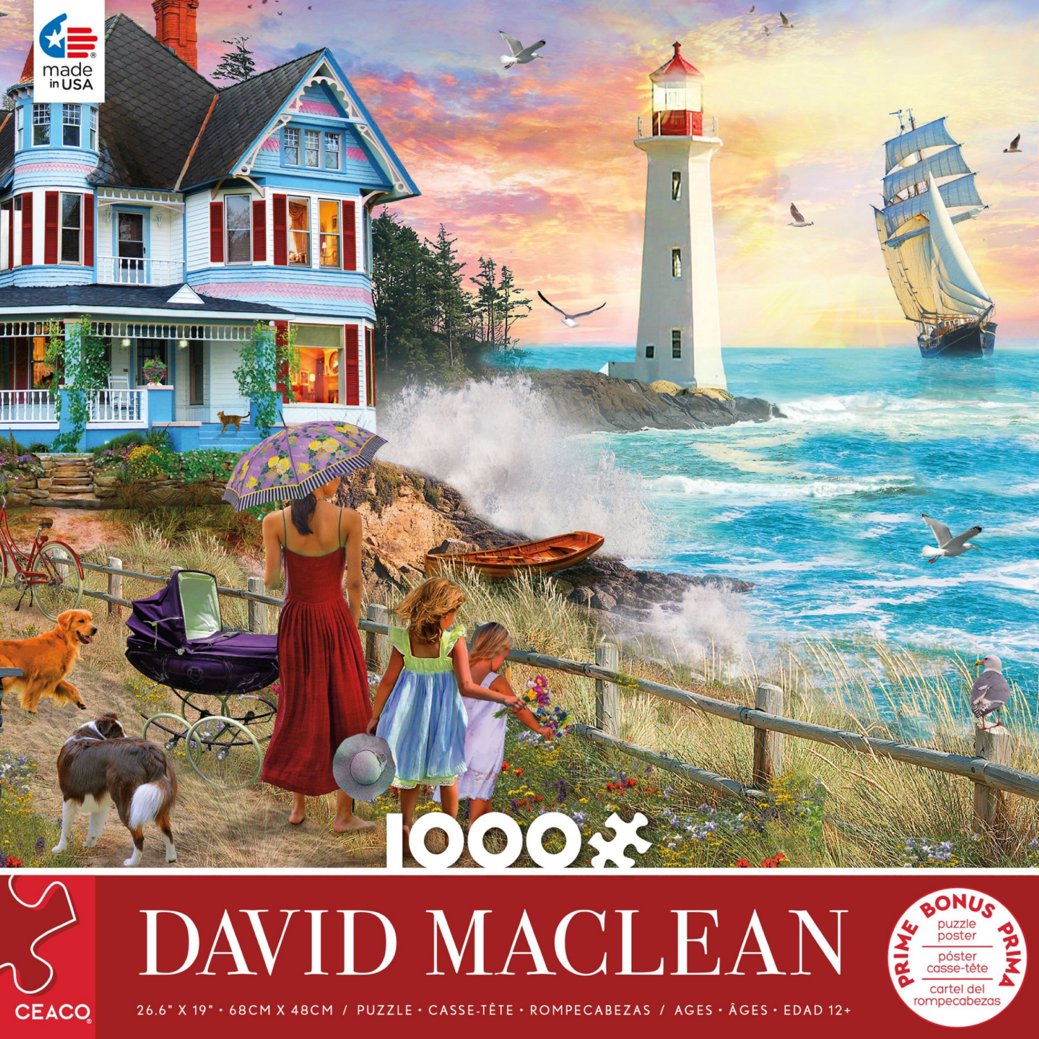 slide 3 of 4, Americana Puzzle Assortment: Jane Wooster Scott and David Maclean, 1000 ct