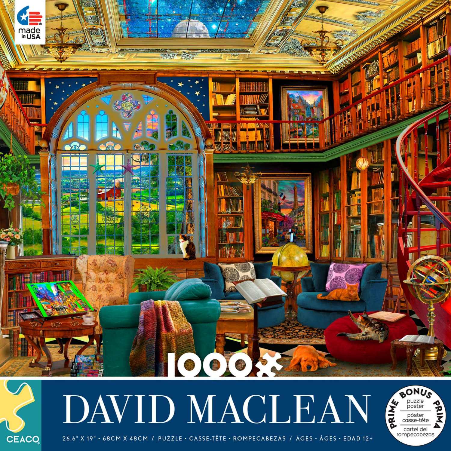 slide 4 of 4, Americana Puzzle Assortment: Jane Wooster Scott and David Maclean, 1000 ct