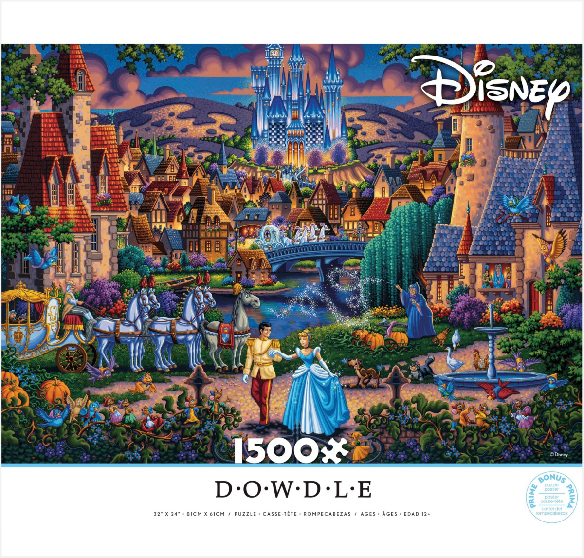 slide 2 of 2, Ceaco 1500PC Disney Dowdle Puzzle Assortment, 1500 ct