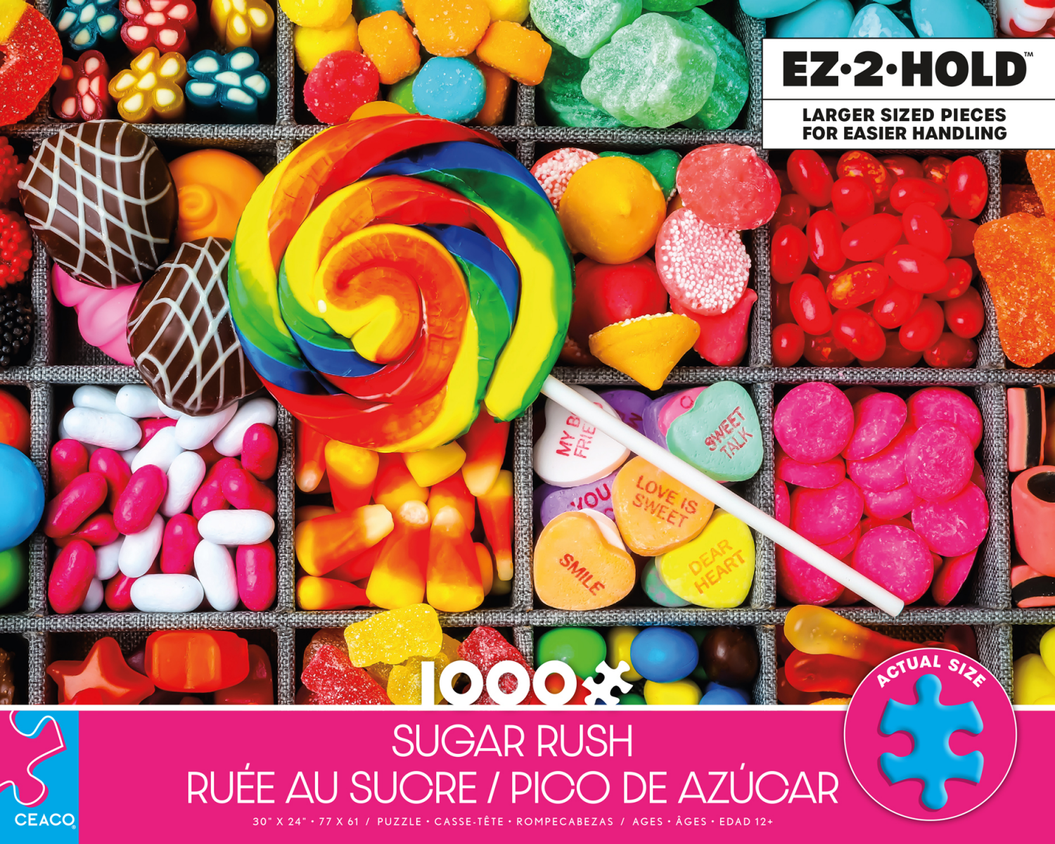 slide 3 of 3, Oversized Puzzle Assortment, 1000 ct