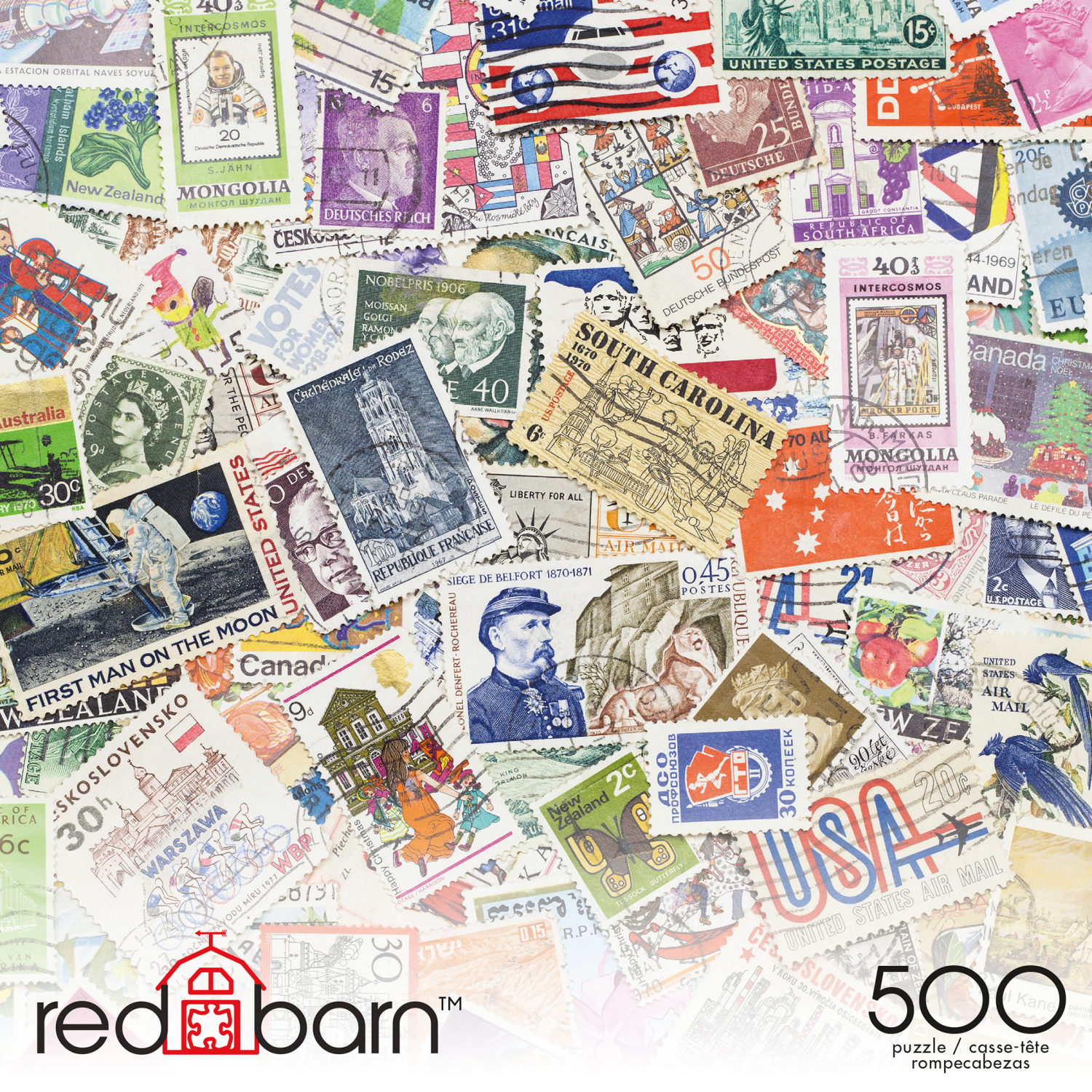 slide 3 of 3, Red Barn Jigsaw Puzzle Assortment, 500 ct