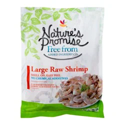 Nature's Promise Raw Shell-On Peeled Large Shrimp 31-40 ct per lb Frozen