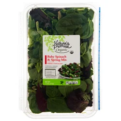 Nature's Promise Organic Baby Spinach & Spring Mix