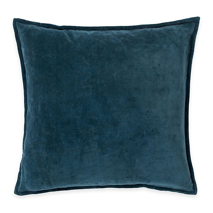slide 1 of 1, Surya Velizh Square Throw Pillow - Teal, 18 in
