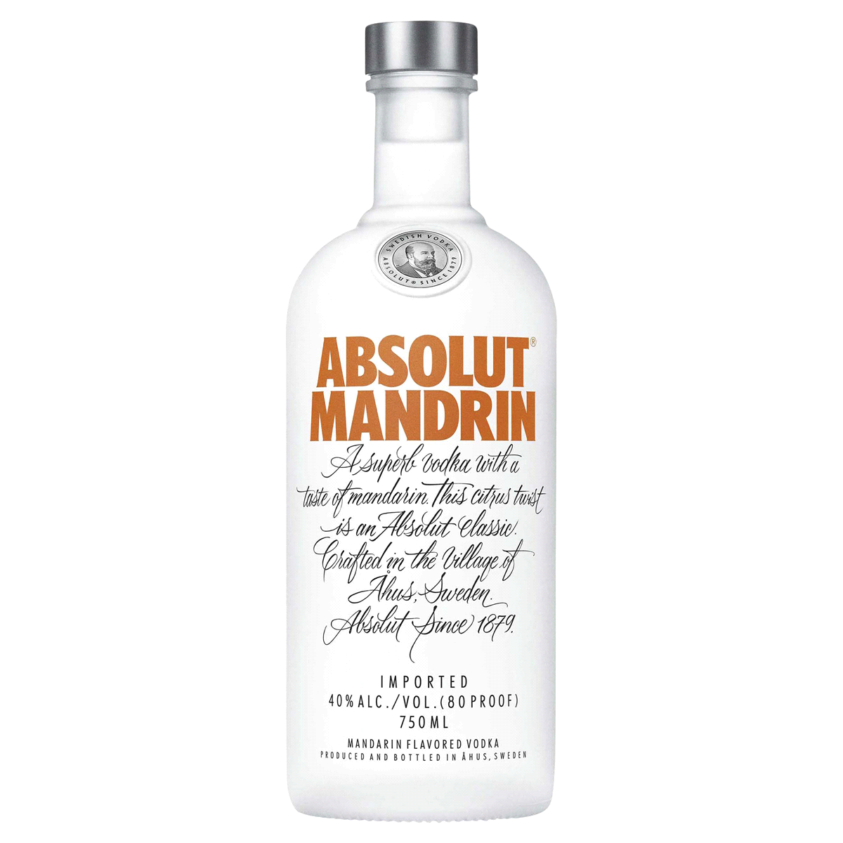 slide 1 of 1, Absolut Mandarin Vodka, 50 ml