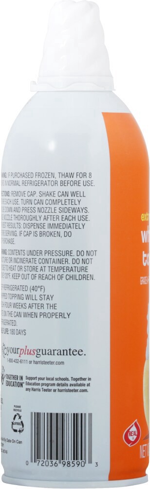 slide 4 of 4, Harris Teeter™ Extra Creamy Whipped Topping, 6.5 oz