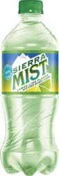 Sierra Mist Caffeine Free Lemon Lime Flavor Soda - 20 oz