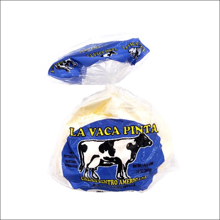 slide 1 of 1, La Ricura La Vaca Pinta Crema Bag, 14 oz