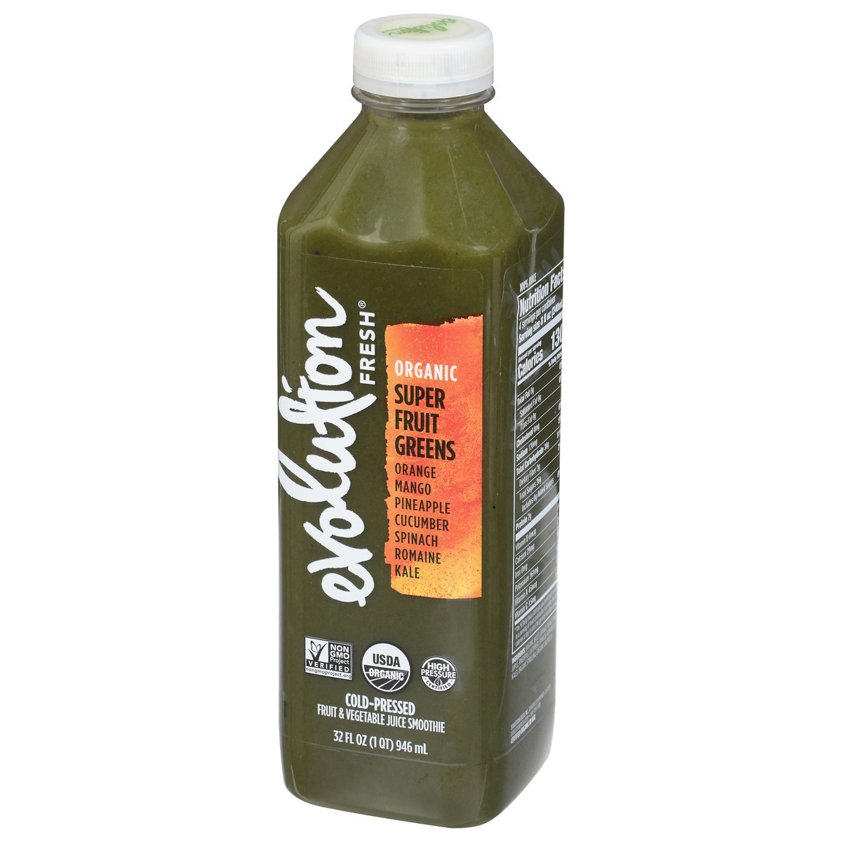 slide 9 of 9, Evolution Fresh Organic Super Fruit Greens Cold-Pressed Vegetable & Fruit Juice Blend 32 oz., 15.2 fl oz