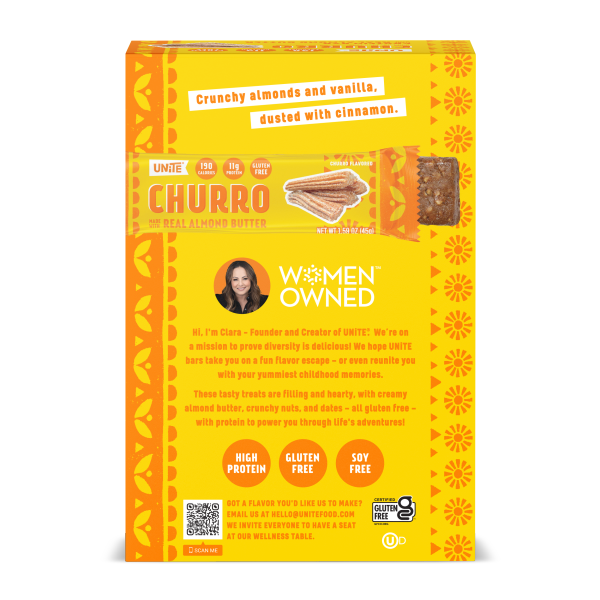 slide 7 of 7, Unite Foods Churro Protein Bar - 6.36oz/4ct, 6.36 oz, 4 ct