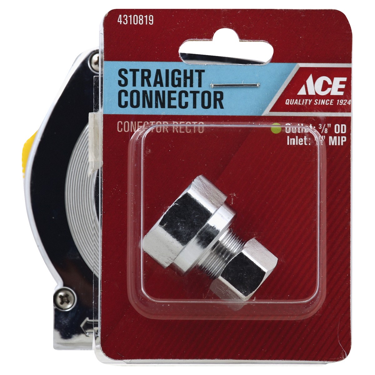 slide 3 of 7, ACE Straight Connector 1 ea, 1 ct