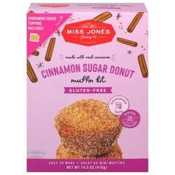 Miss Jones Baking Co. Gluten-Free Cinnamon Sugar Donut Muffin Kit 14.5 oz