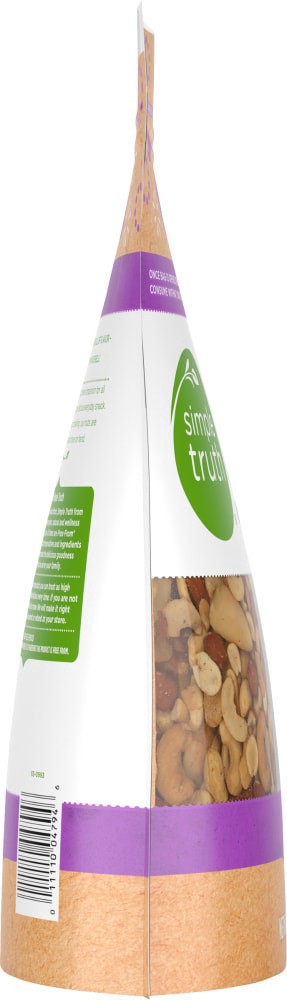 slide 2 of 4, Simple Truth Sea Salt Roasted Deluxe Mixed Nuts Pouch, 32 oz
