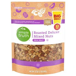 Simple Truth Sea Salt Roasted Deluxe Mixed Nuts Pouch
