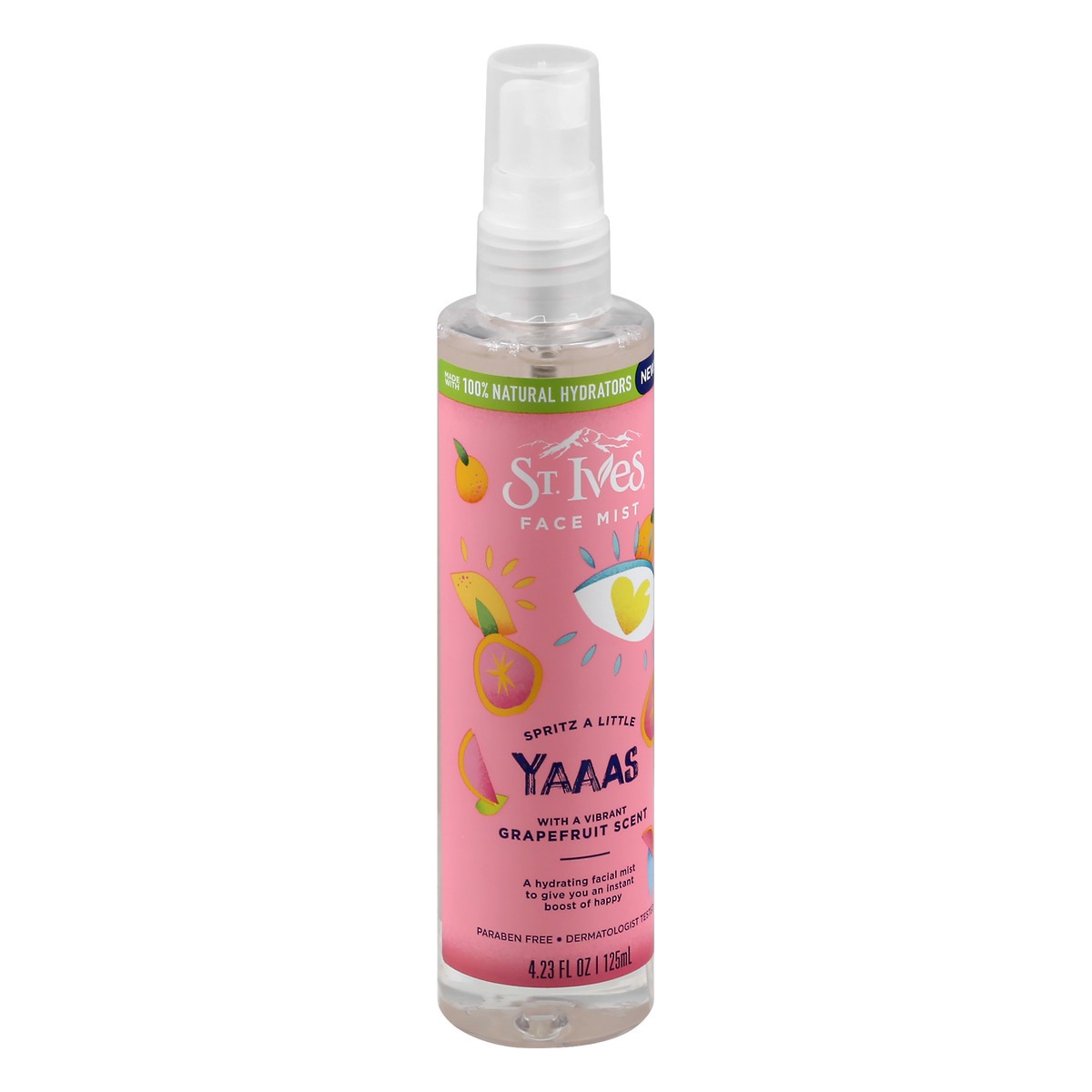 slide 2 of 9, St. Ives Yaaas Grapefruit Scent Face Mist 4.23 oz, 4.23 oz