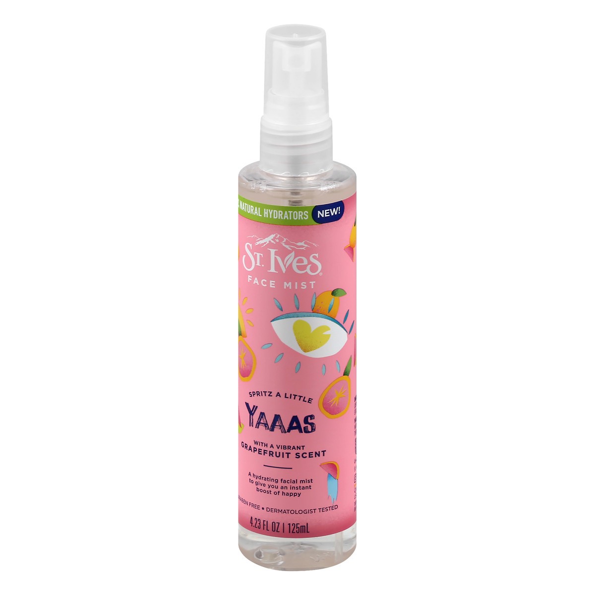 slide 3 of 9, St. Ives Yaaas Grapefruit Scent Face Mist 4.23 oz, 4.23 oz