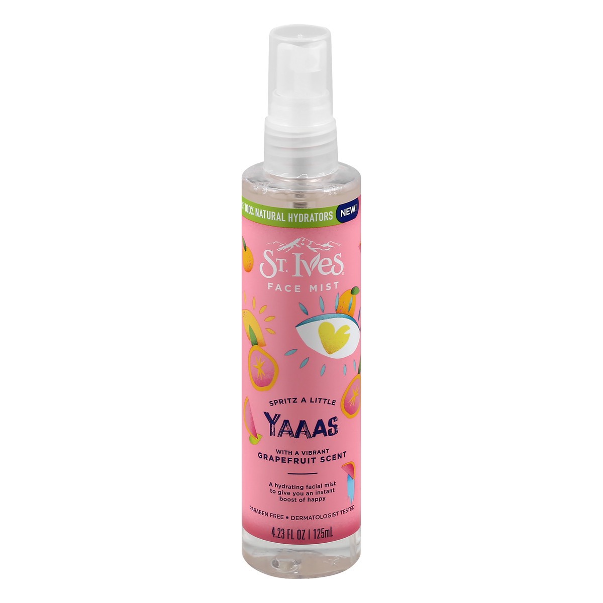 slide 1 of 9, St. Ives Yaaas Grapefruit Scent Face Mist 4.23 oz, 4.23 oz