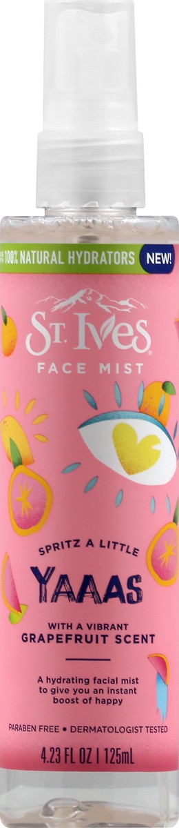 slide 8 of 9, St. Ives Yaaas Grapefruit Scent Face Mist 4.23 oz, 4.23 oz