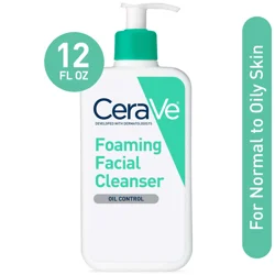 CeraVe Foaming Facial Cleanser, 12 oz