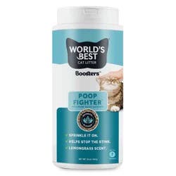 World's Best Cat Litter Boosters Poop Fighter Maximum Odor Defense Additive, 18 oz