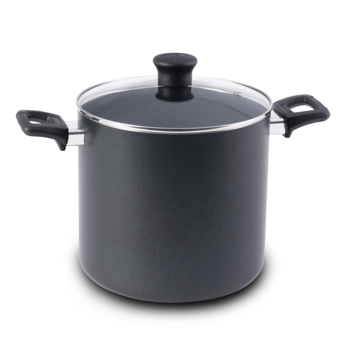 slide 1 of 4, T Fal T-Fal Essentials Non-Stick Cookware, 8 quart Stockpot Black, 8 qt