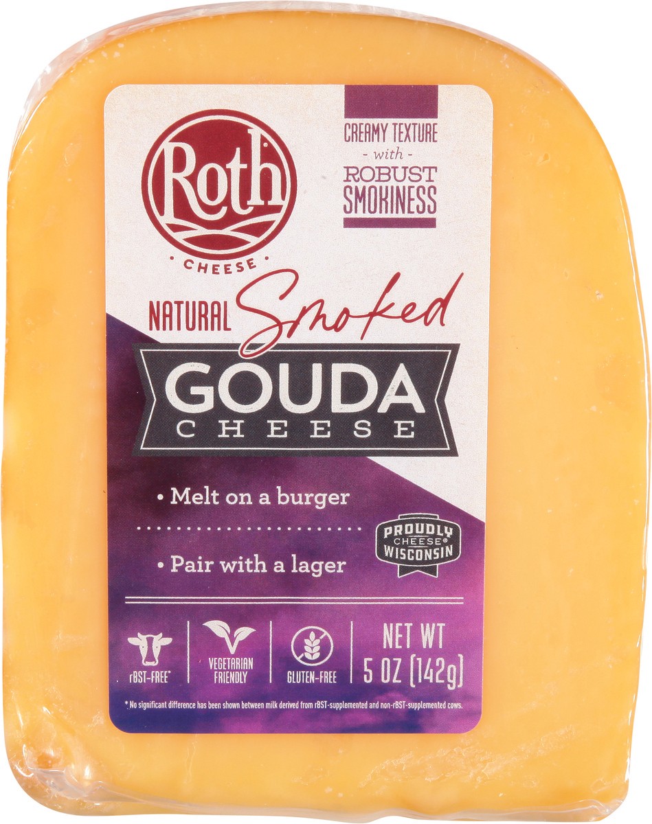slide 12 of 13, Roth Natural Smoked Gouda Cheese, 5 oz