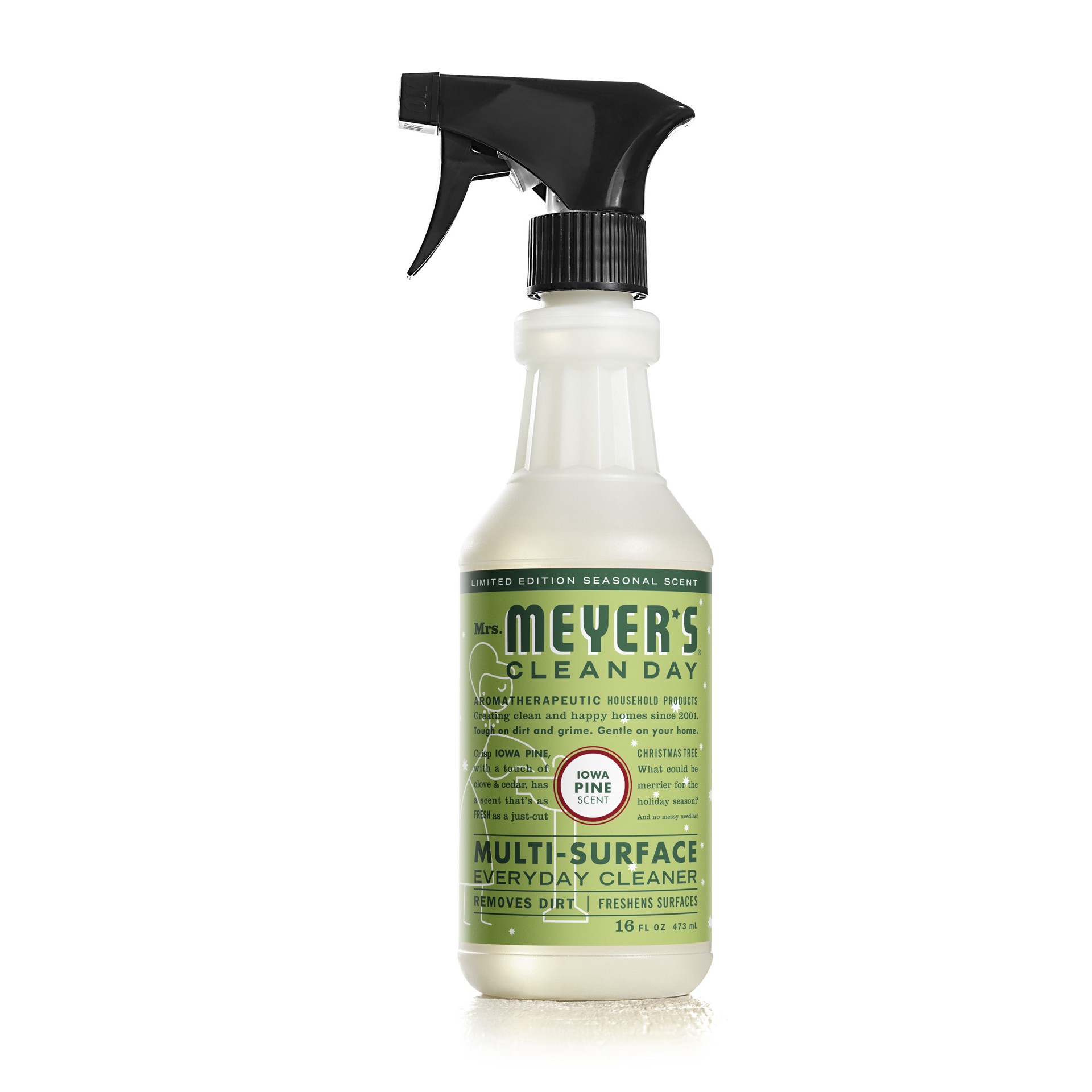 slide 6 of 9, Mrs. Meyer's Mrs. Meyer''s Clean Day Multi-Surface Everyday Cleaner, Iowa Pine Scent, 16 Ounce Bottle, 16 fl oz