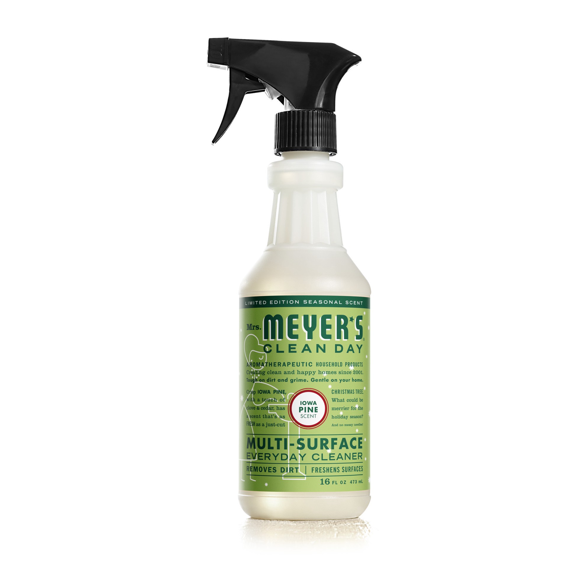 slide 4 of 9, Mrs. Meyer's Mrs. Meyer''s Clean Day Multi-Surface Everyday Cleaner, Iowa Pine Scent, 16 Ounce Bottle, 16 fl oz