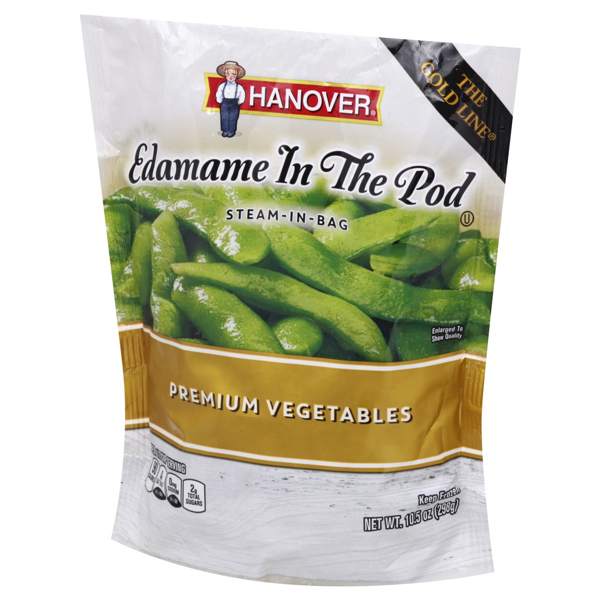 slide 6 of 13, Hanover Premium Vegetables Edamame In The Pod 10.5 oz, 12 oz