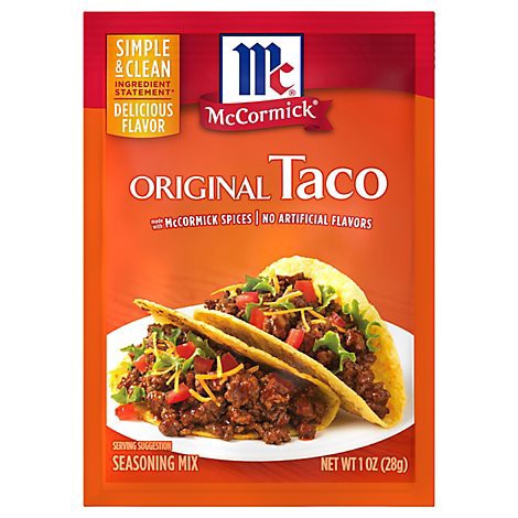 slide 1 of 1, Mccormick Original Taco Seasoning Mix - 1 Oz, 1 oz
