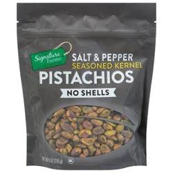 Signature Select/farms Salt & Peppert Shelled Pistachios - Each