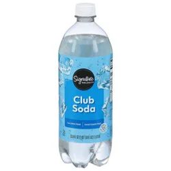 Signature Select Club Soda - 33.8 Fl. Oz.