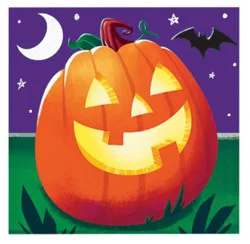 Signature Select Pumpkin Pals Beverage Napkins - 16 Count