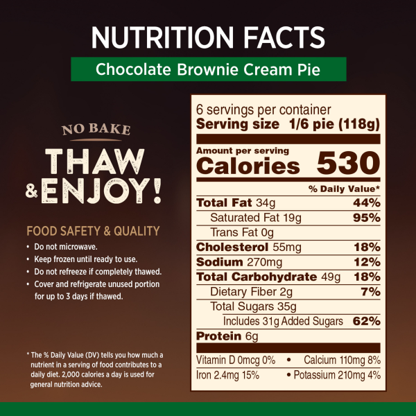 slide 21 of 29, Marie Callender's Chocolate Brownie Cream Pie 25 oz, 25 oz