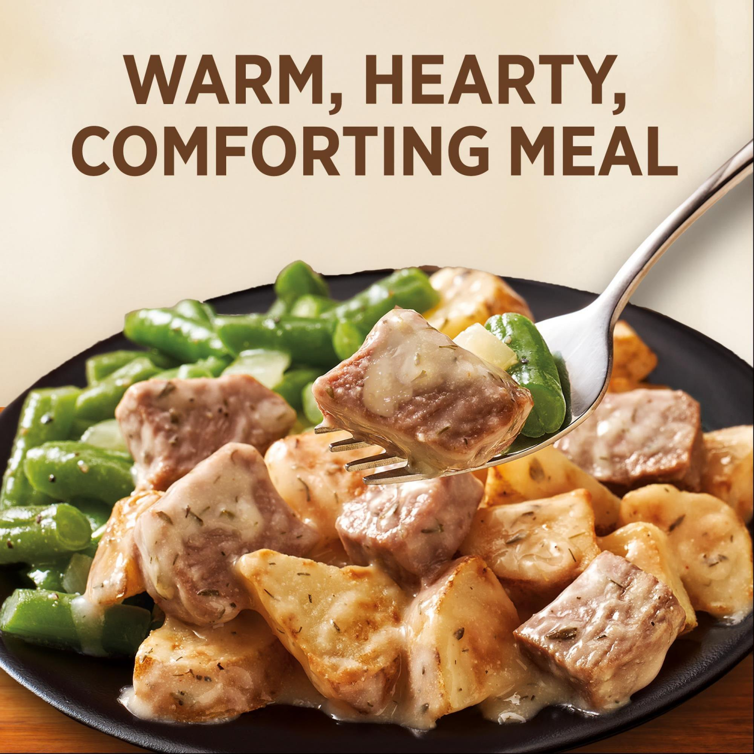 slide 3 of 8, Marie Callender's Garlic Butter Steak Bites With Vegetables, Single Serve Frozen Meal, 11.75 oz., 11.75 oz
